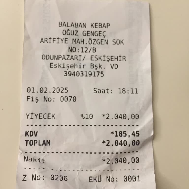 Eskişehir'de Yüksek Fiyat Deneyimi