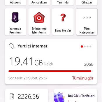 Vodafone Faturalarındaki Sürekli Fazlalık Ve Yanıltıcı İşlemler