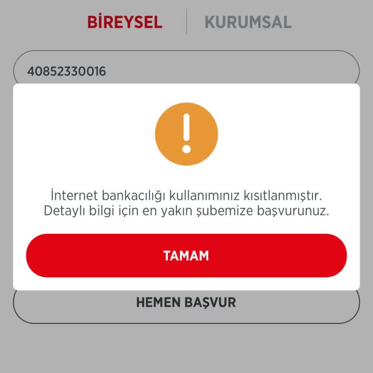Ziraat Bankası Mobil Hesap Blokesi Mağduriyeti