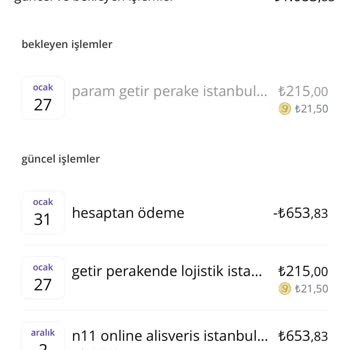 GetirYemek'te Çift Çekim Ve İade Sorunu