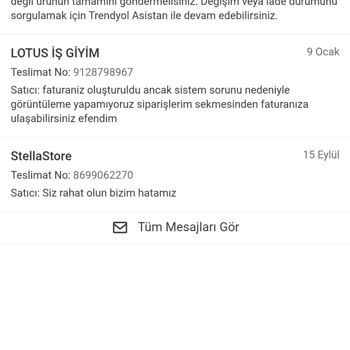 Fatura Eksikliği Nedeniyle İade Sorunu