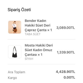 Çanta Siparişinde Müşteri Hizmetleri Sorunu