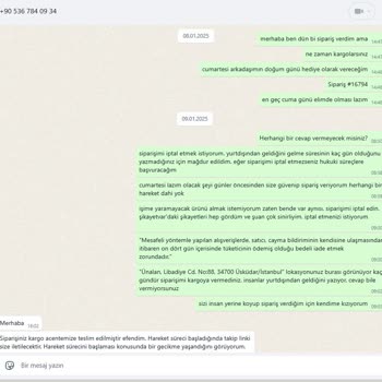 Yanıltıcı Teslimat Bilgileriyle Hayal Kırıklığına Uğratan Alışveriş Deneyimi