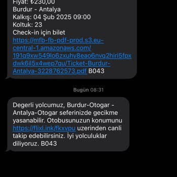 Otobüs Gecikmesi Ve Müşteri Hizmetleri Mağduriyeti