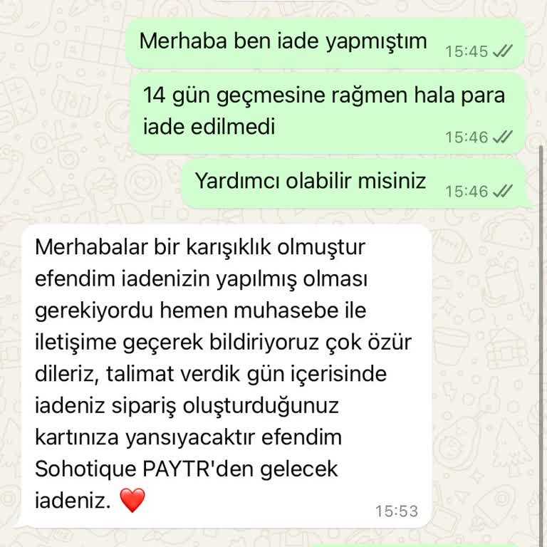 İade Sürecinde Yaşanan Gecikme Sorunu