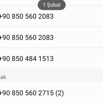 08505602083 Sürekli Arayıp Rahatsız Ediyor