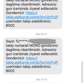 AGT Kurye İle İletişim Sorunları Ve Teslimat Gecikmeleri