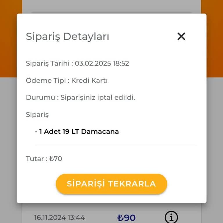 Saka Su Sipariş İptali Ve Bayi Keyfiyeti Mağduriyeti