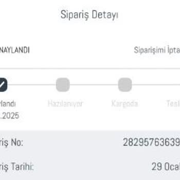 Siparişin Kargoya Verilmemesi Ve Bilgi Eksikliği
