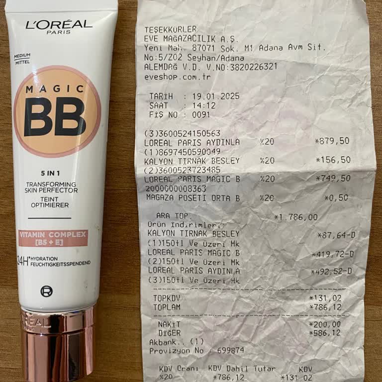 Eve Plastik Kokulu BB Krem Ve Yetersiz Müşteri Hizmeti!