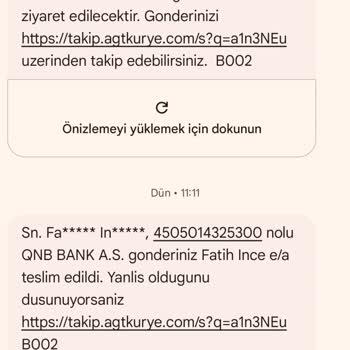 Teslim Edilmeyen Kredi Kartı Ve Ulaşılmaz Kurye Sorunu