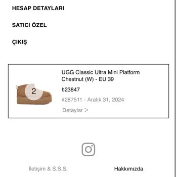 Sutore.com Ugg Tazz Slipper Siparişinde İletişim Sorunu Ve Gecikme