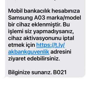 Akbank'tan Gelen Şüpheli Mesajlar Ve Güvenlik Endişesi