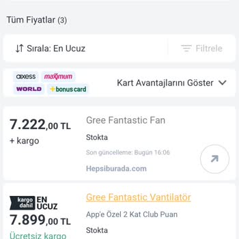 Hepsiburada'da Gree Fan Siparişimde Hukuka Aykırı Gecikme Ve Fiyat Artışı
