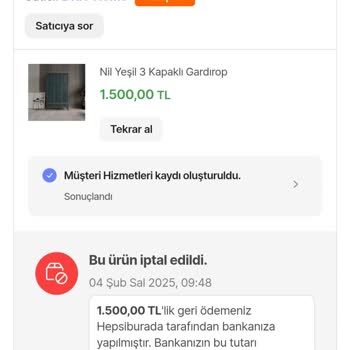 Hepsiburada'da Sipariş İptali Ve Müşteri Mağduriyeti