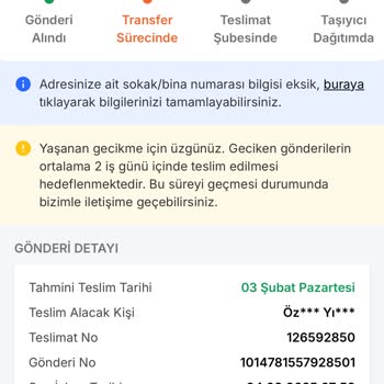 Yanlış Şehre Gönderilen Kargo Mağduriyeti