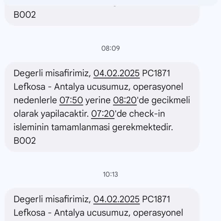 Pegasus Rötar Ve Kaba Çalışanlar Yüzünden Mağduriyet