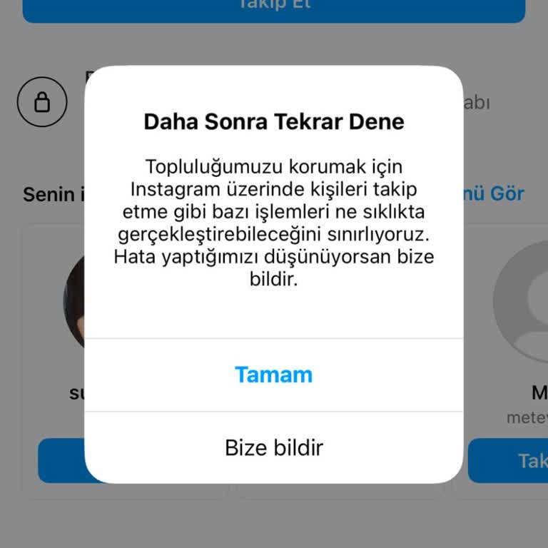 Instagram Takip İsteği Sorunu Ve Yanlış Takipçi Sayısı Gösterimi!