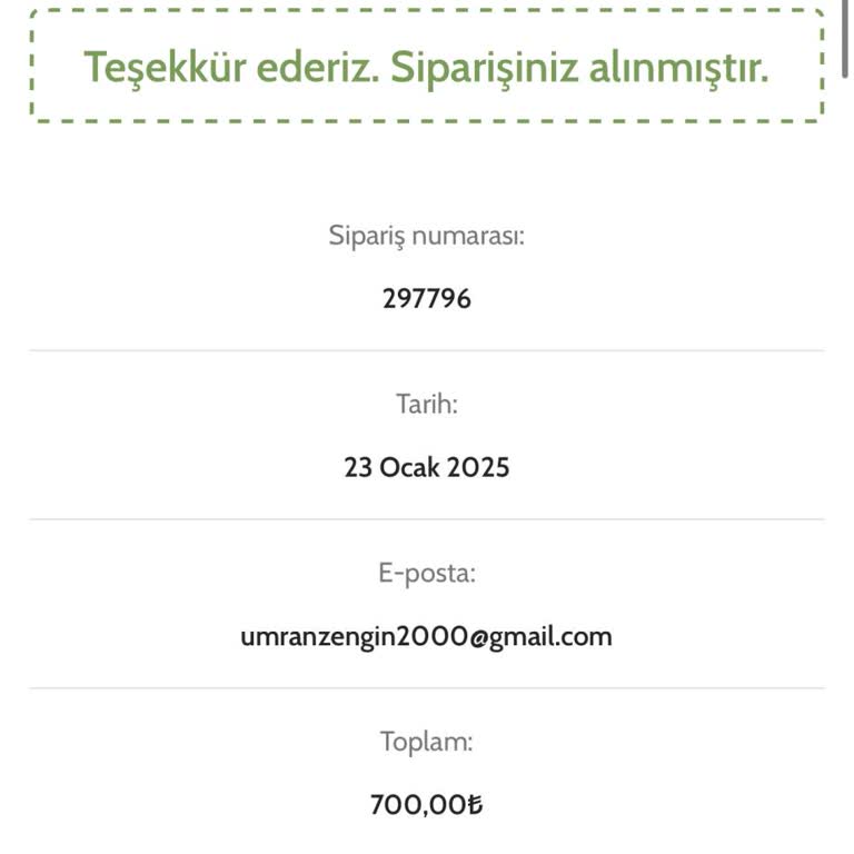 Sipariş Gecikmesi Ve İletişim Sorunları