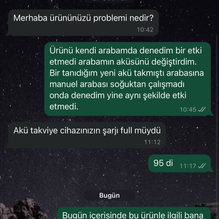 Taşınabilir Akü Takviye Cihazı Mağduriyeti