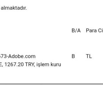 Adobe Ücretsiz Deneme Sürümü Sonrası Yetkisiz Çekim Şoku
