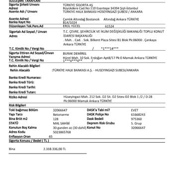 Bilgim Dışında Yapılan Sigorta Poliçesi