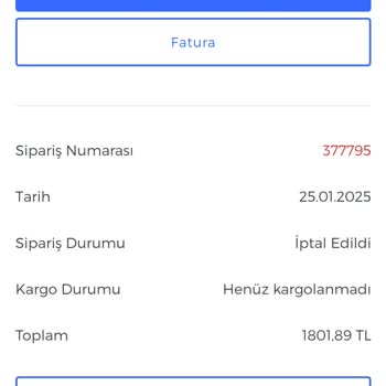 Loft'un Fiyat Değişikliği Ve Sipariş İptali Mağduriyeti