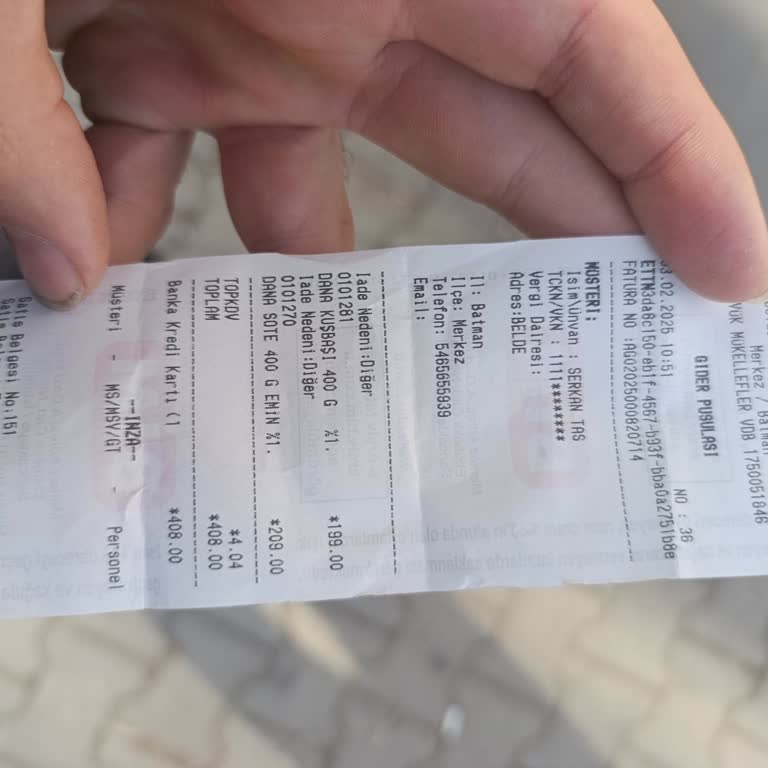 BİM'den Aldığım Dana Kuşbaşı İadesi Sorunu