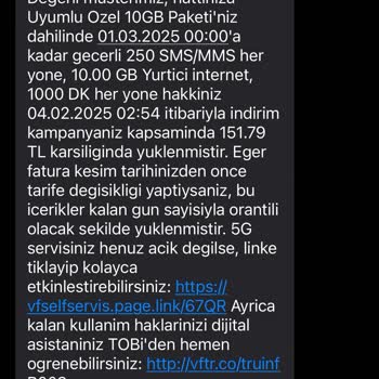 Vodafone Faturalı Geçişinde Yanıltıcı Teklif