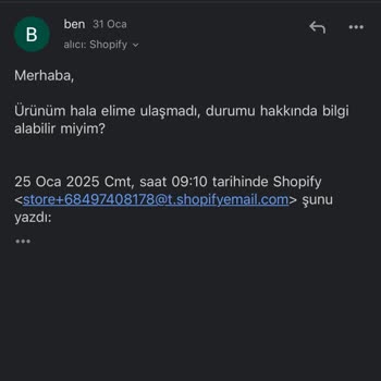 Sipariş Verdim, Ürün Yok Ve İletişim Kurulamıyor