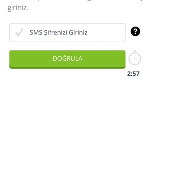 Passolig Kartı İçin SMS Doğrulama Sorunu