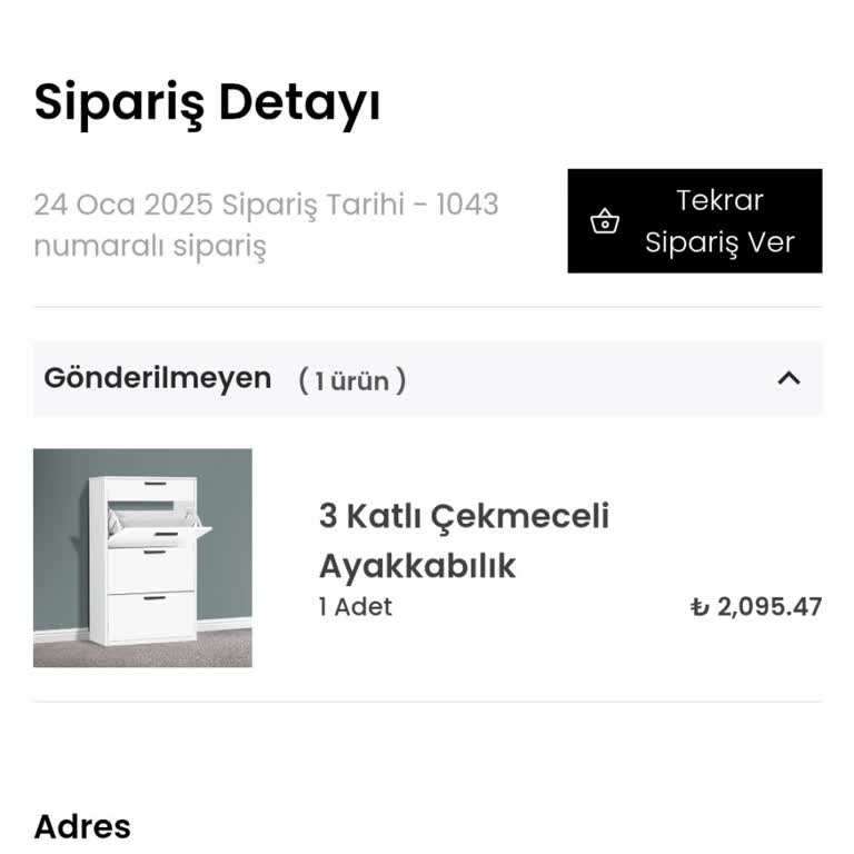 Teslim Edilmeyen Sipariş Ve İletişim Sorunu