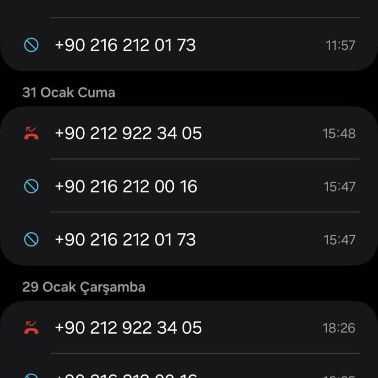 Sürekli Aramalarla Rahatsız Edilme