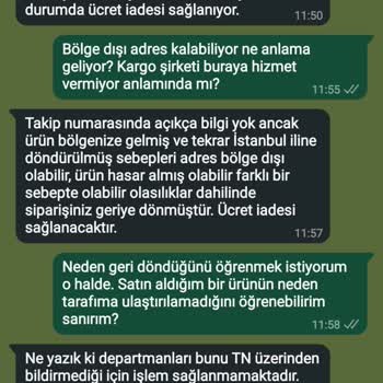 Kargom Neden Geri Gönderiliyor Anlamıyorum