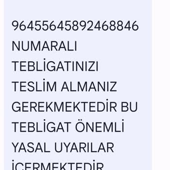 Sahte Tebligat Mesajı Ve PTT İle İletişim Sorunu