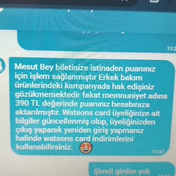 Watsons Kampanya Puanı Hayal Kırıklığı Yarattı