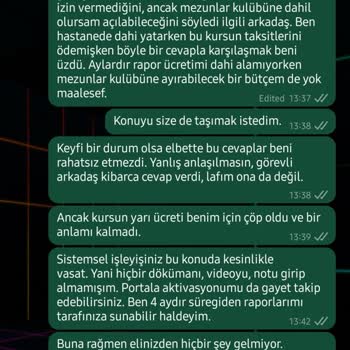 Zorunlu Koşullara Rağmen Esneklik Tanımayan Eğitim Portalı