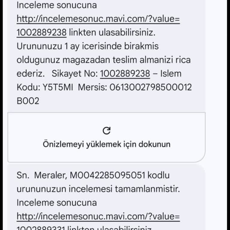 Mavi Mağazasından Alınan Pantolonlarda Renk Atması Ve Aşınma Sorunu