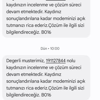 72 Saatlik İnternet Kesintisi Ve Yetersiz Müşteri Hizmetleri