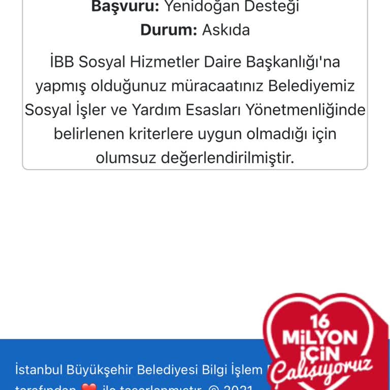 Yenidoğan Destek Paketi Başvurum Neden Reddedildi?
