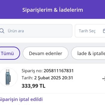 İptal Edilen Sipariş Ve Kupon Sorunu