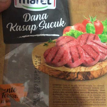 Marketten Alınan Sucukta Tehlikeli Yabancı Madde