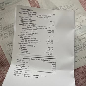 Watsons'tan Aldığım Ürünün İadesi Hâlâ Yapılmadı