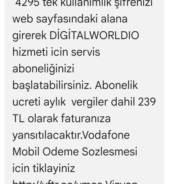 İzinsiz Abonelik Ve Fahiş Faturalandırma Sorunu