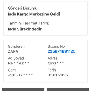 Kargo Teslim Edilmedi, Mağduriyet Yaşıyorum