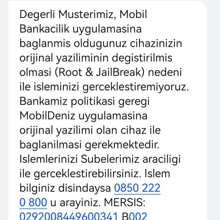 Huawei Cihazda Bankacılık Uygulaması Sorunu