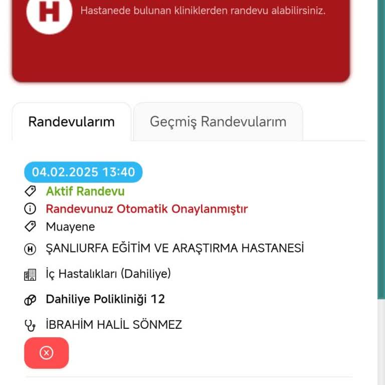 Randevu Aldığım Doktorun Gelmemesi Ve Bilgilendirilmemem