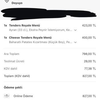 Öncelikli Sipariş Hayal Kırıklığı