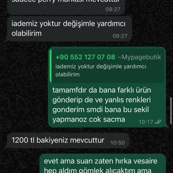 Yanlış Ürün Gönderimi Ve Ekstra Ücret Sorunu