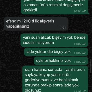 Yanlış Ürün Gönderimi Ve Ekstra Ücret Sorunu